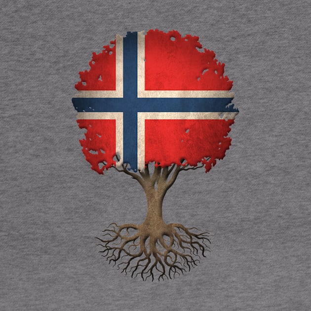 Tree of Life with Norwegian Flag by jeffbartels